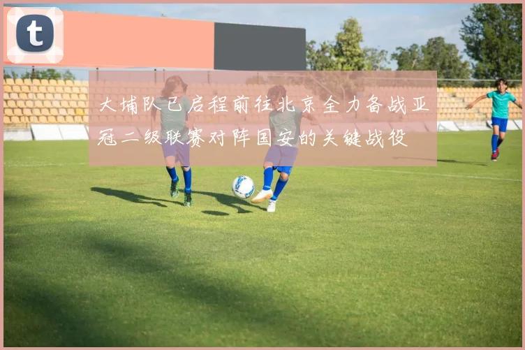大埔队已启程前往北京全力备战亚冠二级联赛对阵国安的关键战役